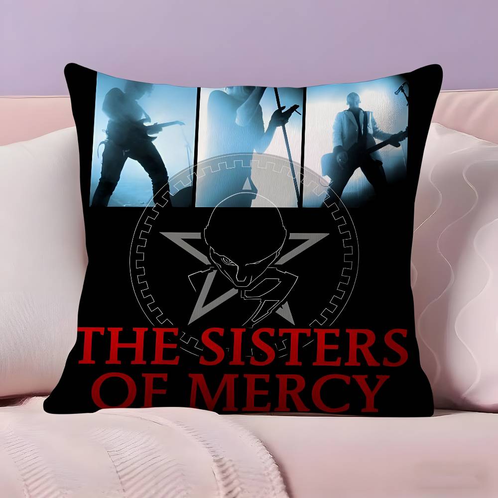 The S-Sisters Of M-Mercy Band Pillow Case Pillowcase Ultra Soft Skin Friendly Fabric Cloud Like Comfort & Concealed Zipper