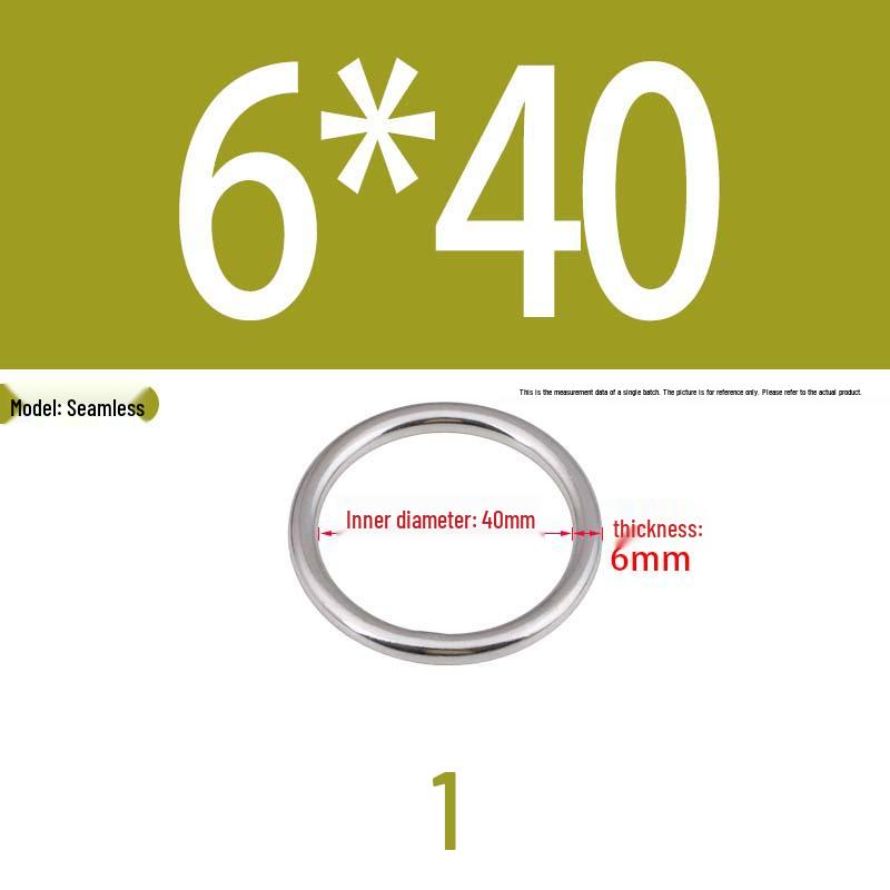 304 Stainless Steel Seamless O-Ring for Lifting and Hammock Yoga Connection
