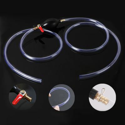 Auto Motorcycle Manual Water Transfer Siphon Liquid Fuel Oil Petrol Pump Hose