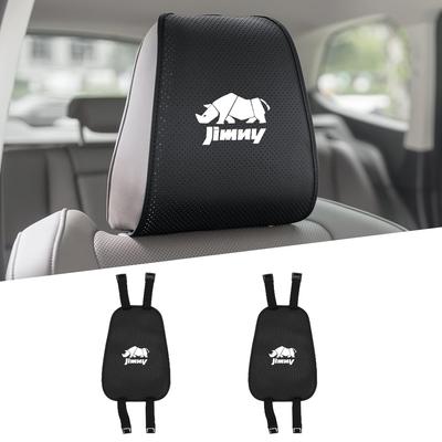 Sada 2 poťahov na opierky hlavy Suzuki Jimny s ventilačnými otvormi pre pohodlnú krk Perfektné pre autosedačky Jednoduché príslušenstvo do interiéru auta
