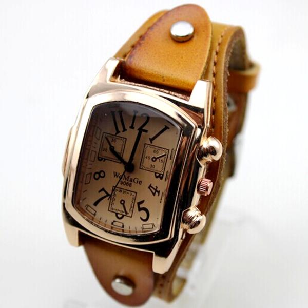 New  Watches Women Fashion Ladies Watches Womage Vintage Fashion Rose Gold Square Head Quartz Watches Womens wristwatch