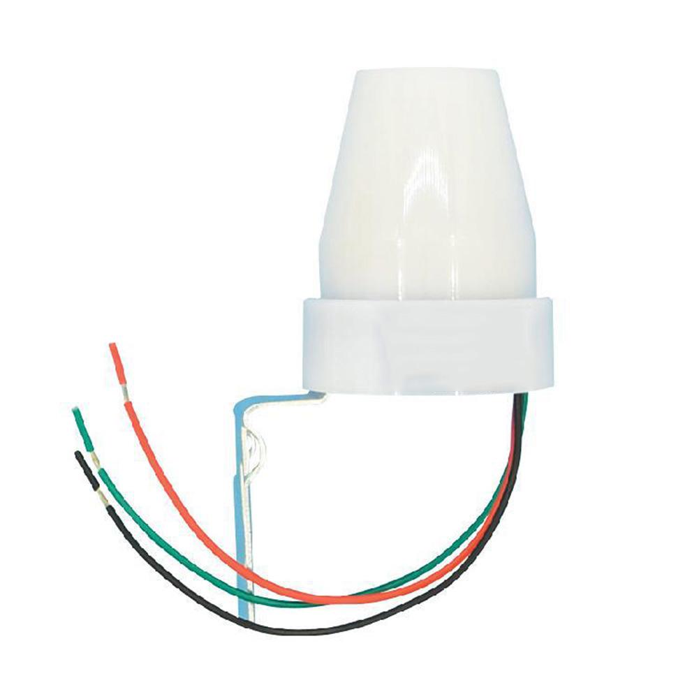 Twilight Sensor Street Light Switch Dusk-to-dawn Operation Built-in Photocell Sensor Low Power Consumption Easy Installation