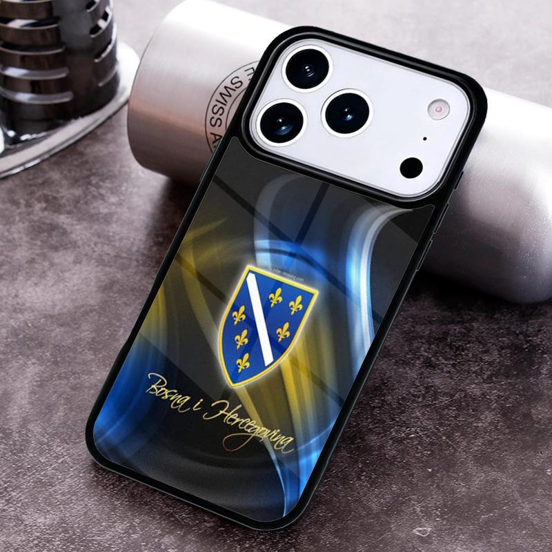 Bosnia and Herzegovina Flag Phone Case For iPhone 17 16 15 14 13 12 11 Pro Max Plus 17Air Soft Silicone Cover