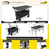 Faltbarer Outdoor-Camping-Handwagen und Picknick-Trolley