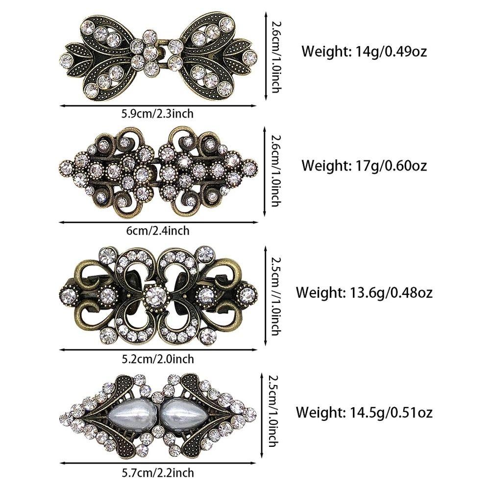 Zinek Slitina zinku Ženy Pletené zboží Šátek Spona Korejské šperky Doplňky Květinové vzory Spona Brož Šátek