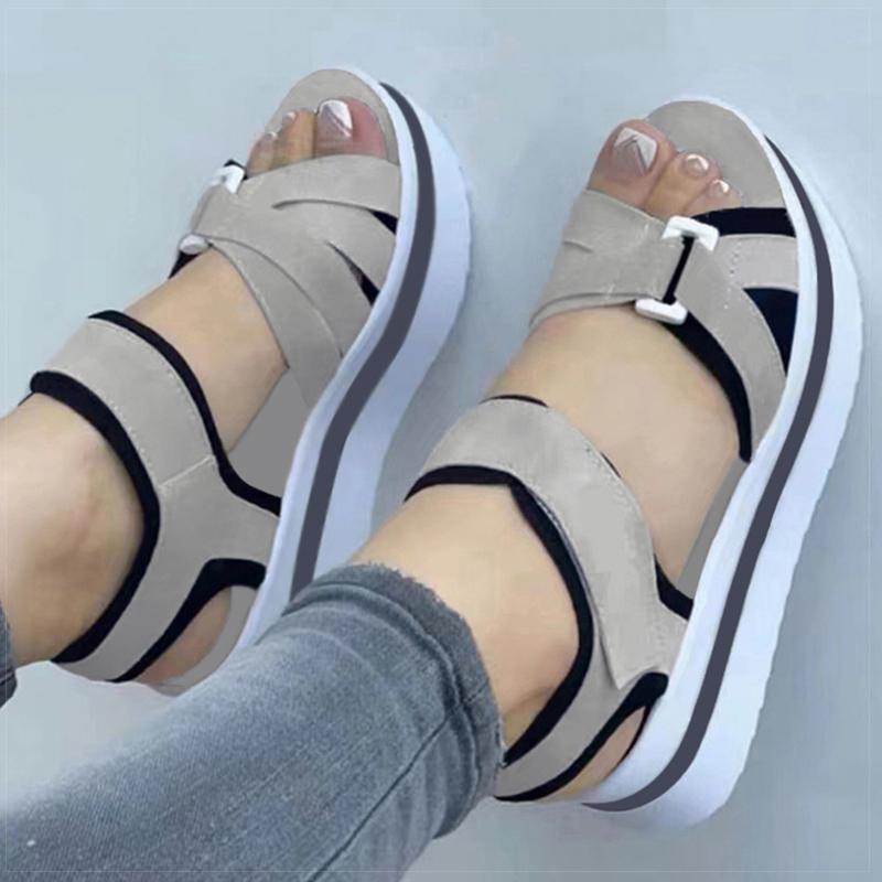 Women's Sandals Heeled Sandals Summer Shoes Woman  Fashion Wedges Heels Sandalias De Mujer Platform Summer Footwear Women
