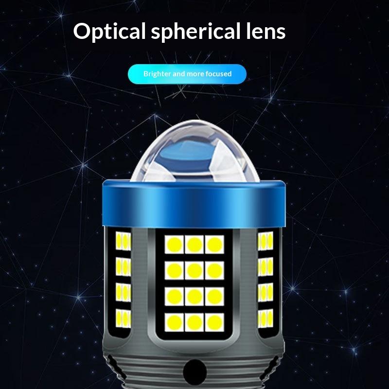 1/2Pcs 120W H4 LED Light For Motorcycle 360° Super Bright Mini Driving Light H4 H6 T19 P15D Headlight