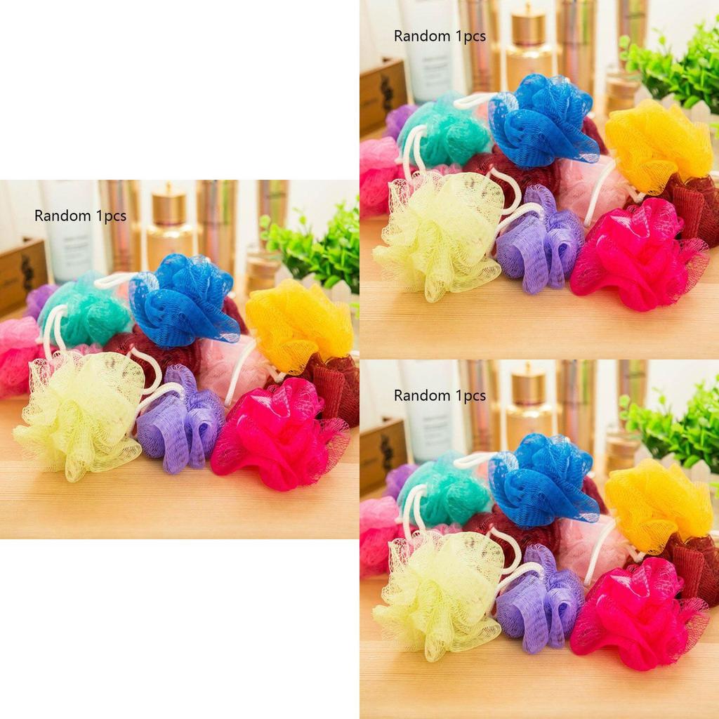 Luxurious Soft Bath Ball Bathsite Cleaning Mesh Shower For Gentle Exfoliation