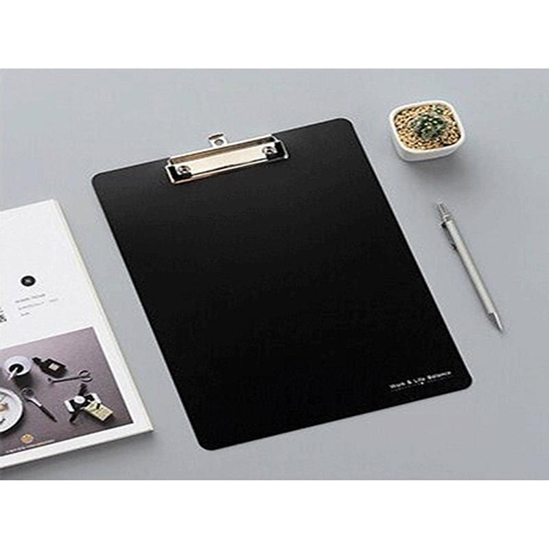 A6 Slim Metal Clip Clipboard with Hanging Hook Portable Writing Board for Office School Home Use Durable 2370₽