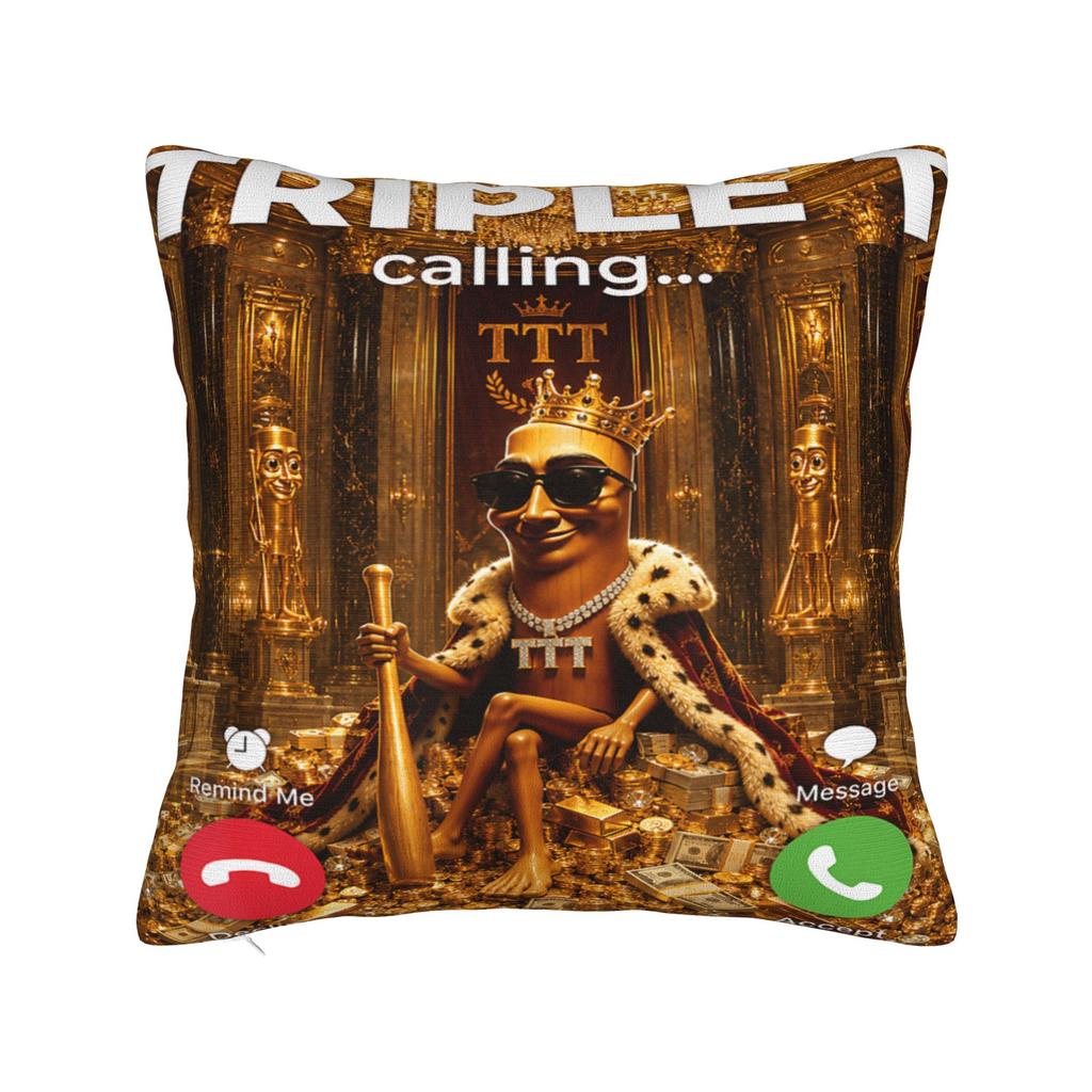 I Had So Much Potential Funny Tung Tung Sahur Six Seven Meme Pillow Case Square Pillow Cover For Sofa Car Home Decor Pillowcases