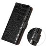For Honor 600 Global Crocodile Top Layer Cowhide Leather Phone Case