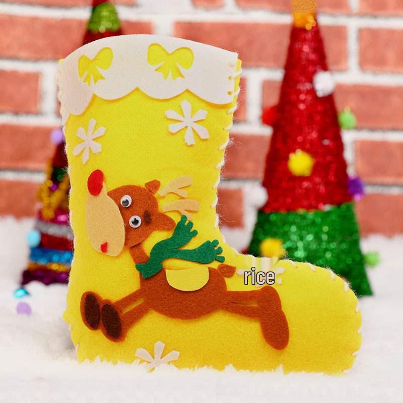 Handmade Christmas Stocking Ornaments DIY Craft Kit for Kids