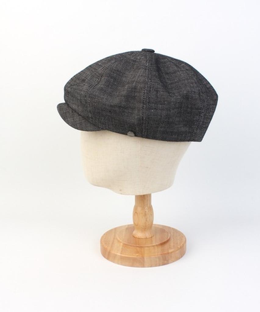 Yunibeosyeolkemiseuteuli Overfit Logo Black Newsboy Cap