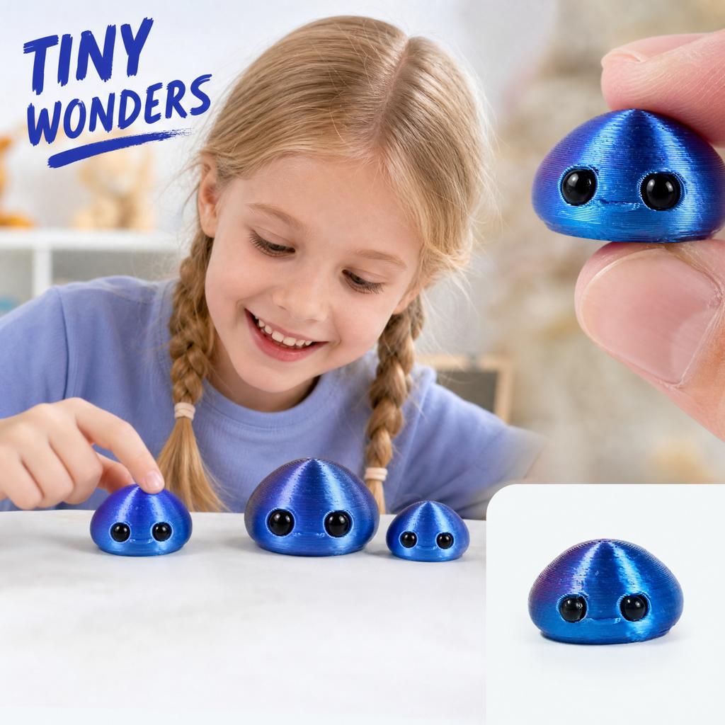 3D Printed Articulated Toy with Movable Joints - Creative Action Figure for Kids