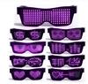 App Bluetooth Led Luminous Glasses Bar Dancing Dynamic Charging Led Sunglasses