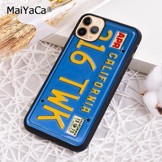 USA LICENSE NUMBER PLATES Phone Case For iPhone 17 Air 16 16e 15 14 Plus 11 12 13 Pro Max Shell Cover Coque