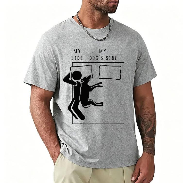 3D Printed Men's T-shirt Round Neck Short-sleeved Top Men's Comfortable Daily Simple Fashion T-shirt