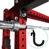 High Strengths J Hook For Power Rack 100kg Weight Capacity Without Tool Installation For Fitness Training Home Gym Use