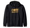 Coin Whisperer Treasure Hunter Gold Coin Metal Detector Zip Hoodie