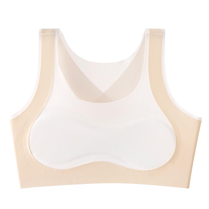 Seamless Shockproof Bra for Developing Girls: Anti-Hunchback and Anti-Indentation Sportswear for Junior and High School