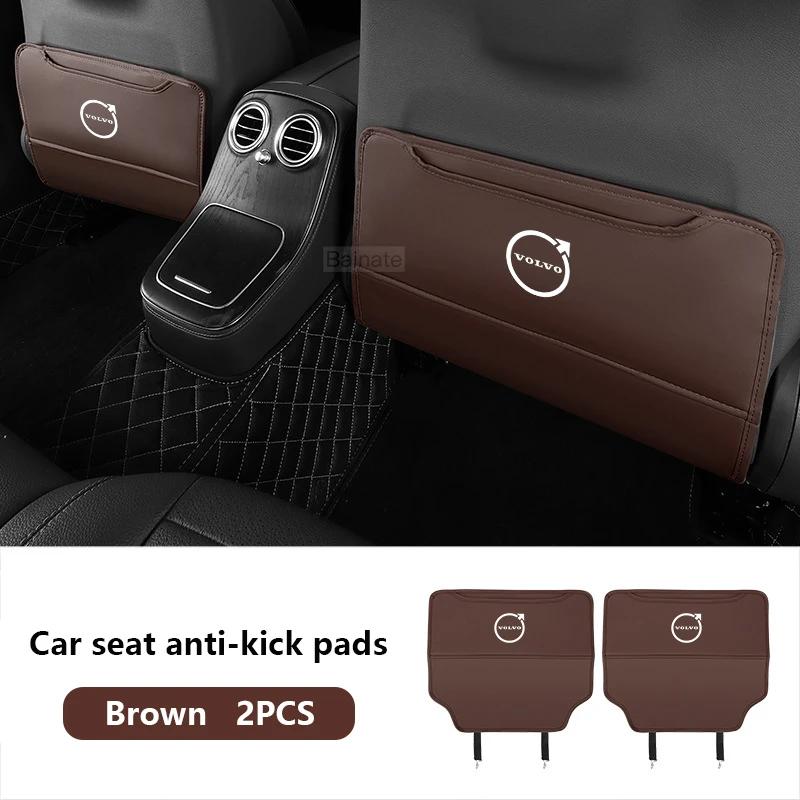 2026 Hot For VOLVO For Volvo XC40 XC60 XC70 XC90 S60 S90 V40 V60 V90 EX30 EX90 2025 Car Seat Back Protection Anti-Kick Pad Rear