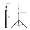 2-Meter Portable Folding Tripod Stand with Retractable Phone Fill Light for Photography and Outdoor Camping