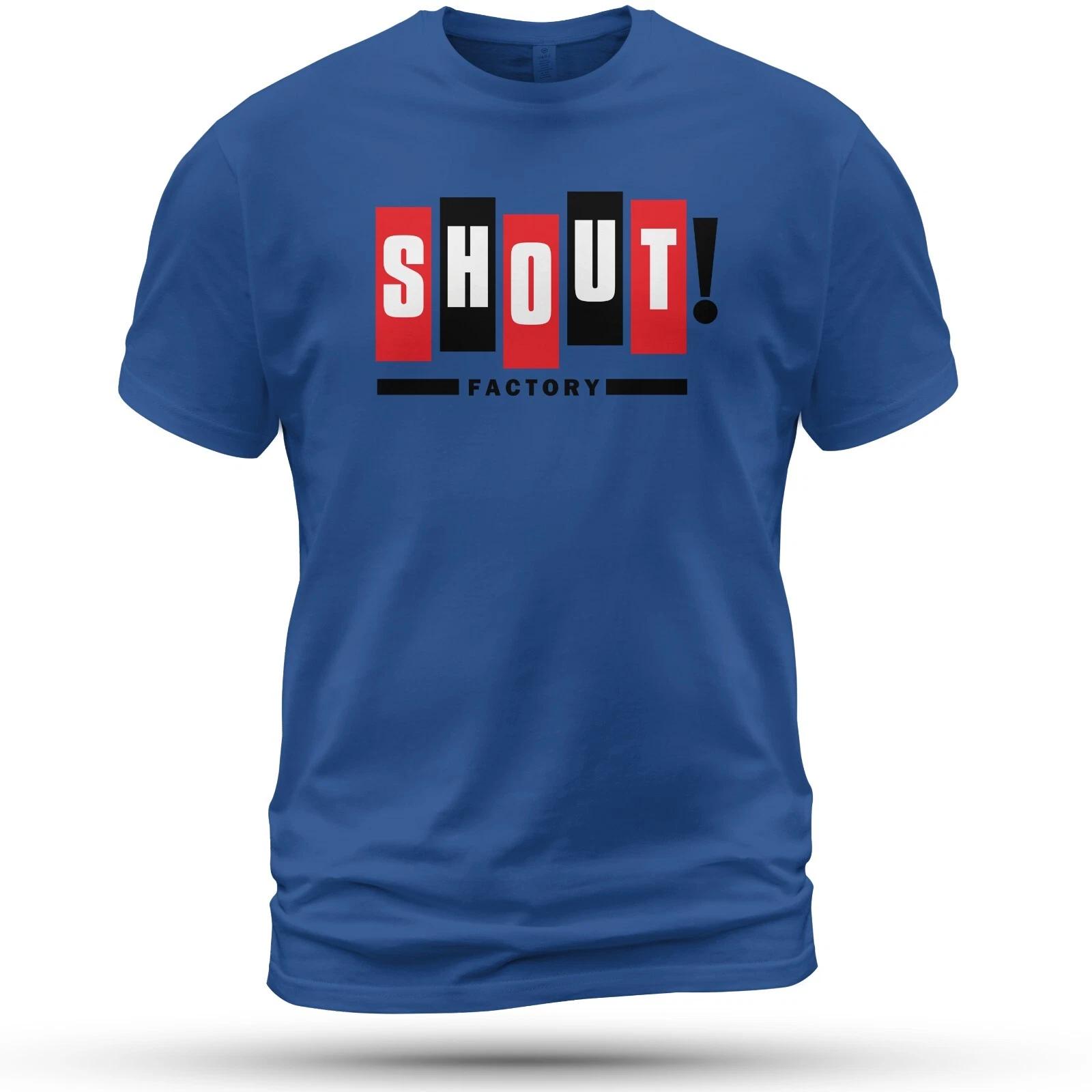 Men s and Women s T-shirts Shout Factory Logo T-Shirt Size S-5XL XXXXL