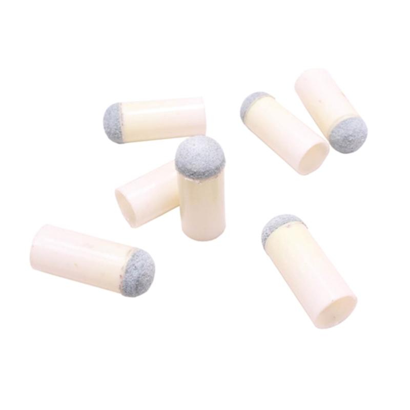 10pcs Slip On Pool Cue Tips Replacement Billiard Cue Tips Snooker Cue Ferrules Billiard Accessories Easy to Install