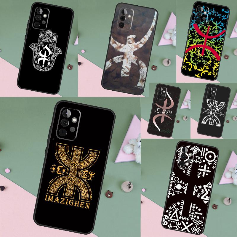 Amazigh Berber Flag Case For Samsung Galaxy A55 A15 A35 A56 A06 A16 A26 A36 A32 A52 A13 A33 A53 A14 A34 A54 A17