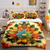 "Autumn Leaves Decorative Set" Soft Comfortable Duvet Cover Bedding Set Included 1*Duvet Cover & 2*Pillowcases gift