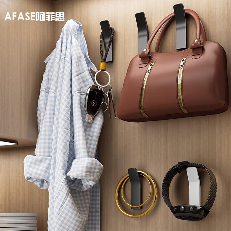 

Clothes Hook Punch-Free Entrance Entrance Wall Hanging behind the Wall Door Coat Hook Wardrobe Shoe Cabinet Hanging Clothes Pegs