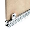 Euro Standard Aluminum Profile Bracket: Flush Fit Side Fastener for Storage Rack & Ocean Board