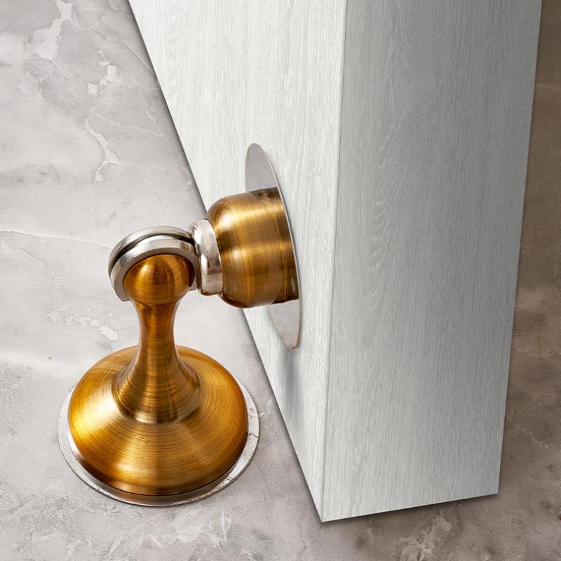 1PC Magnetic Door Stop Door Suction Holder-Stainless Steel Door Stop Stopper Holder Home Room Office Indoor Magnetic Door Catch