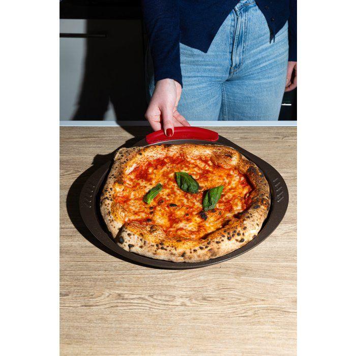 Plat a pizza - PYREX - 1452055 - En métal perforé - 32 cm