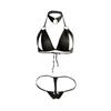 Popular Sexy Lingerie SM Leg Lace Eye Erotic Naughty Extremely SM Cute for Christmas [Mugen] 5-Piece Set Bra, T-Back, Rings, Mask, Handcuffs,