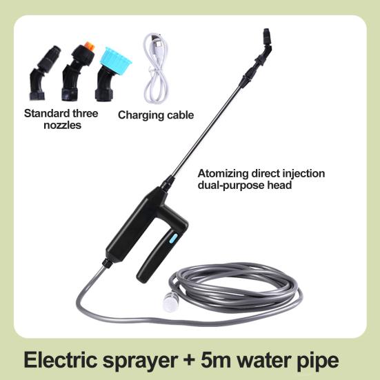 Electric Plant Sprayer with 3 Nozzles Ergonomic Handle Design Rechargeable Widely Used Watering Wand Garden Sprayer