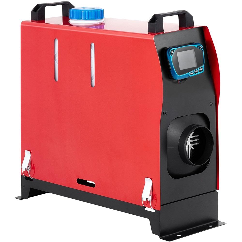 8 кВт 12 В Дизельный Автомобильный Отопитель Автономный Отопитель Воздушный Отопитель ЖК-дисплей Автомобиль красный