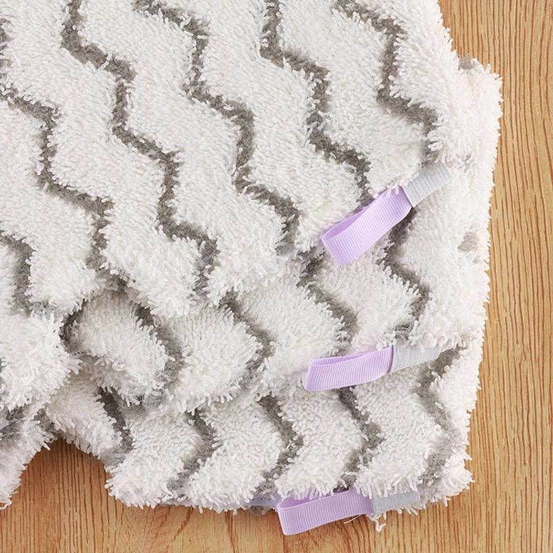 Reusable and Washable Replacement Mop Pad Offering Enhancing Absorption and Quick Dry Fabric Suitable for Steam Mops