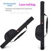 Portable Fishing Rod Bag with Adjustable Shoulder Strap 118/128cm Durable Fishing Pole Reel Storage Case for Outdoor Fishing Trips