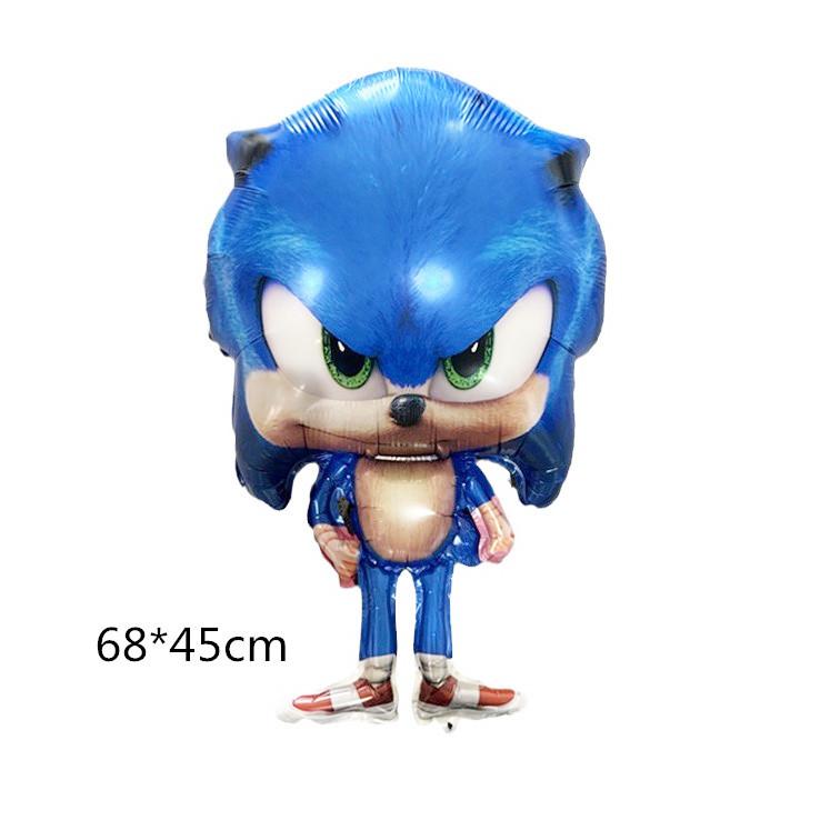 6Pcs Cartoon Hedgehog Balloons Sonic Theme Birthday Party Decoration Balloons For Boys Children Baby Bath Toys