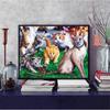 5D DIY Diamond Painting Cat Full Square Round Cross Stitch Sale Diamond Embroidery Animal Needlework Handmade Gift Art
