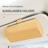 Sunglasses Holder with Hidden Magnetic Closure Simple Installation Car Sun Visor Universal Auto Eyeglasses Organizer Box