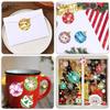 500Pcs Merry Christmas Stickers Christmas Theme Seal Labels Stickers For Diy Gift Baking Package Envelope Decoration