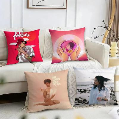 Singer K-Kehlani Cushion Cover Reversible Plush Pillow Cover – For Car, Sofa, Bedroom, Perfect As a Gift.