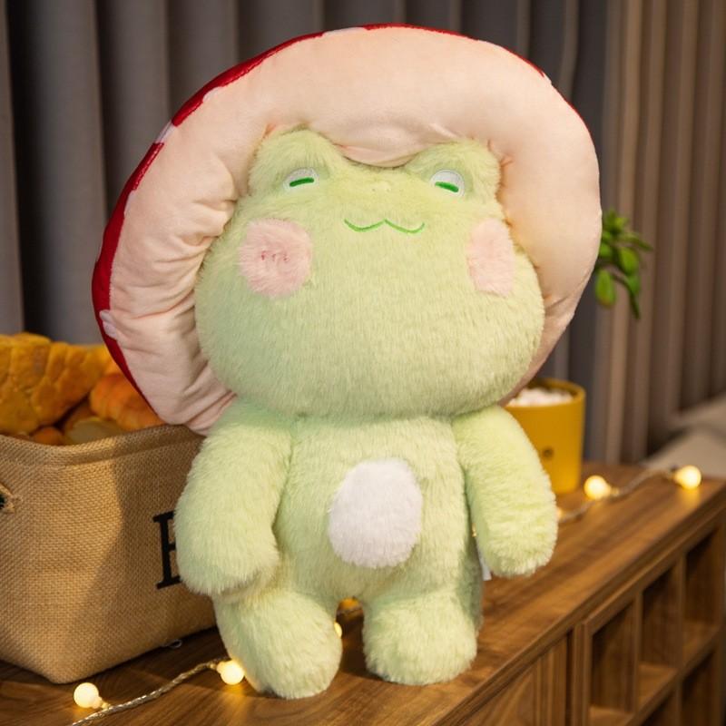 Frog With Hat Plush Toy Cartoon Stuffed Doll Pendant Decoration Kids Gift Cute