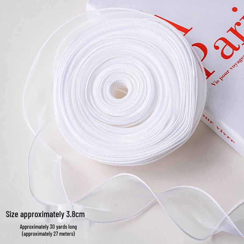 Elegant Fishtail Silk Ribbon for Cake and Bouquet Decoration