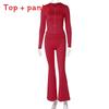 Streetwear Kapuzenpullover mit langen Ärmeln und Hose Set mit Einsätzen für Damen