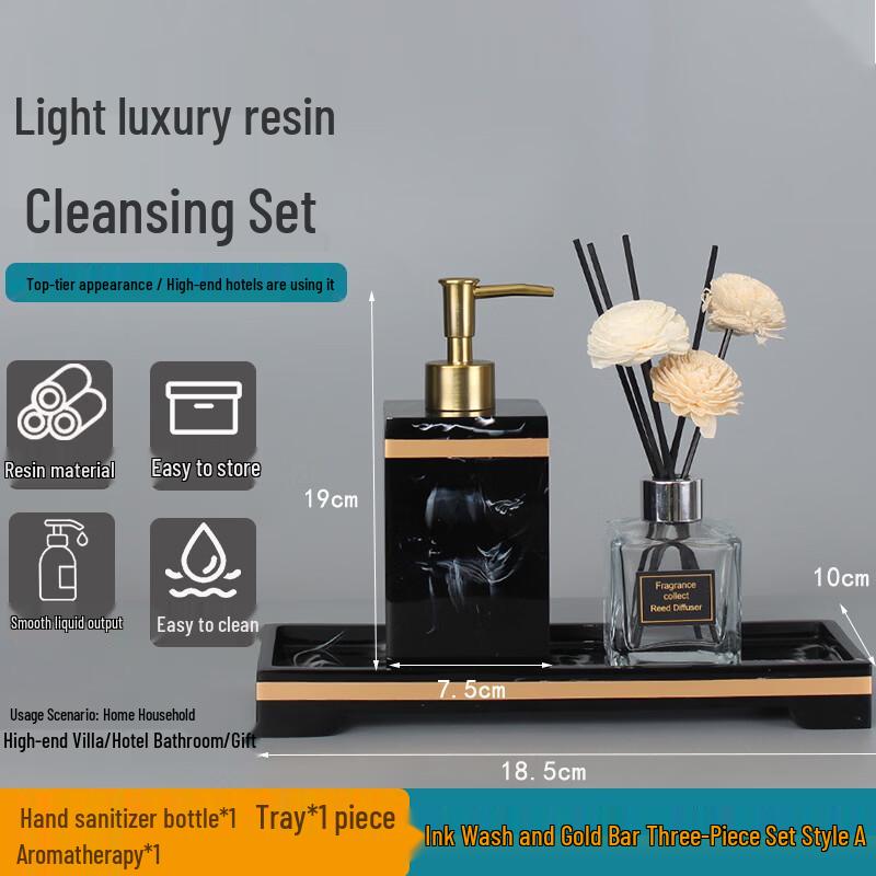 Homeglen Refillable Lotion Dispenser Bottle Set