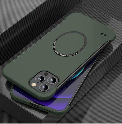 Ultra Slim Frameless For Magsafe iPhone 14 15 16 Pro Max 16 Plus 16Pro 15Pro Magnetic Shockproof Hard PC Case