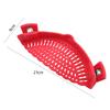 2025 New Pot Strainer and Pasta Strainer - Adjustable Silicone Clip On Strainer for Pots, Pans, and Bowls - Kitchen Colander